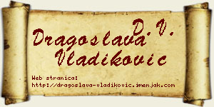 Dragoslava Vladiković vizit kartica